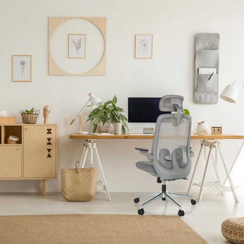B-Ware hjh OFFICE Bürostuhl Drehstuhl Stuhl GAREMA höhenverstellbar Lordosenstütze645