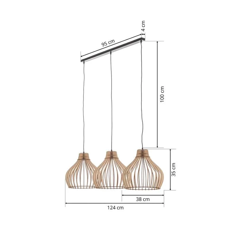 B-Ware Euluna Barrel Hängeleuchte Deckenlampe Pendelleuchte Lampe E27 SIEHE TEXT/F923