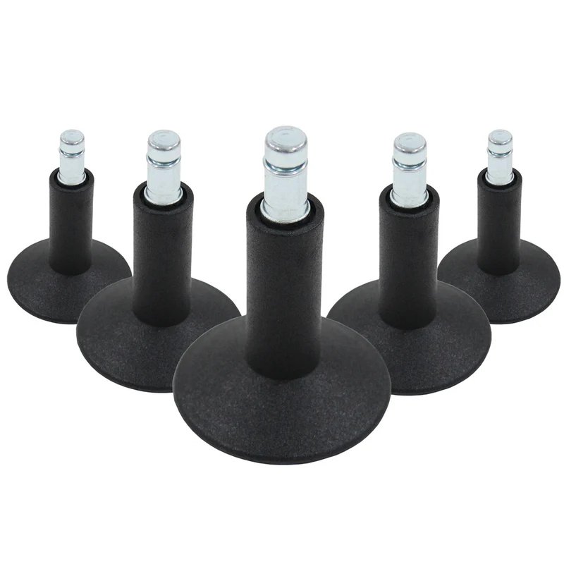 B-Ware hjh OFFICE Bodengleiter STAND 2 S908 No 12 Stift 11mm 65 mm 5er-Pack 2 SETS