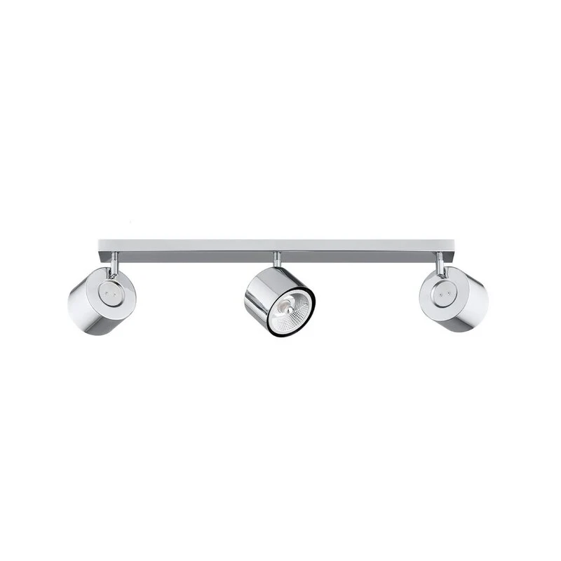 B-Ware Chloe Deckenspot Leuchte Spot chrom glänzend Stahl verchromt Glas dreiflamm279