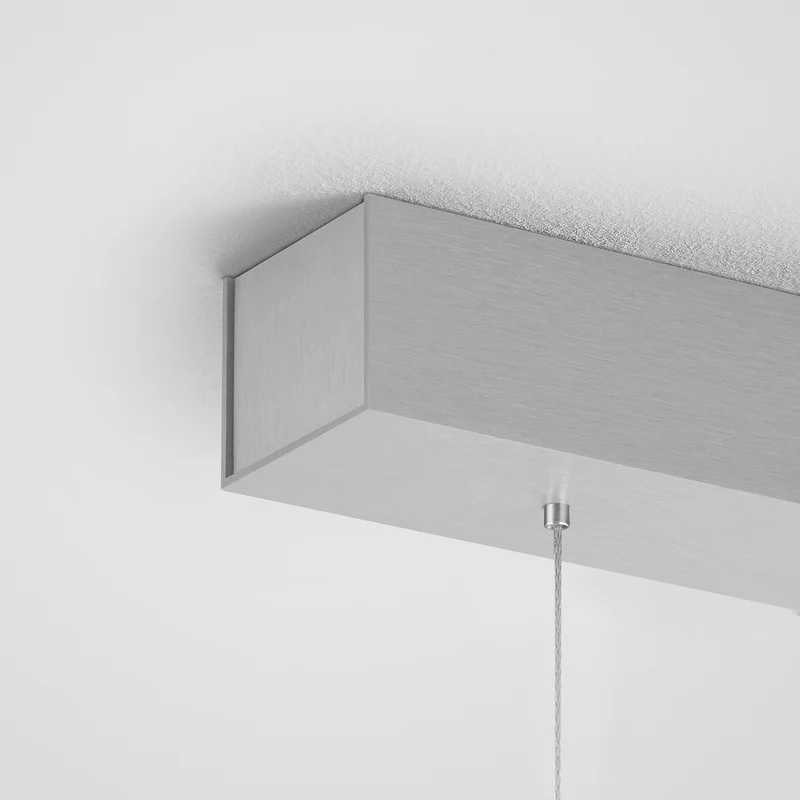 B-Ware Quitani Pendelleuchte Hängeleuchte LED Margita Silber Innenlampe dimmbar CCT930