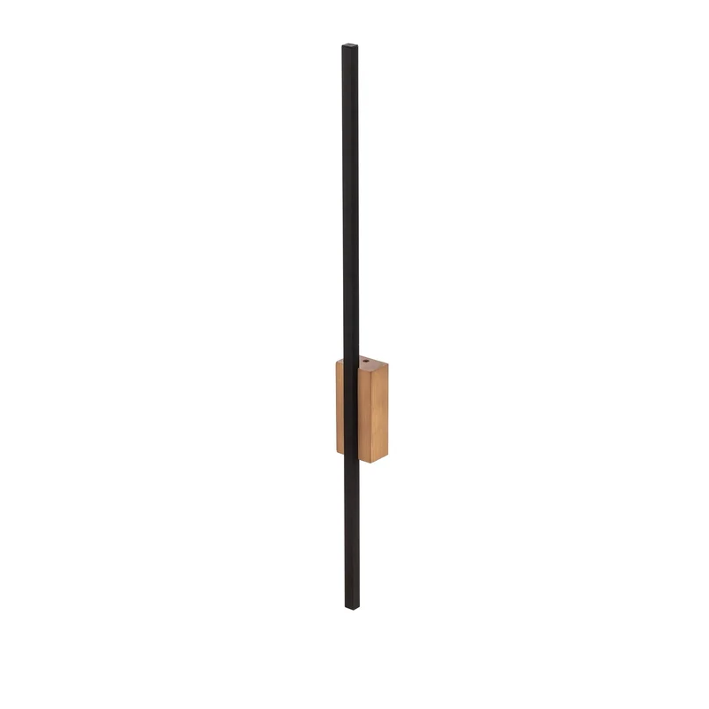 B-Ware TK Lighting Wandleuchte Wandlampe LED Flash schwarz kiefer Leuchte Leuchtmittel