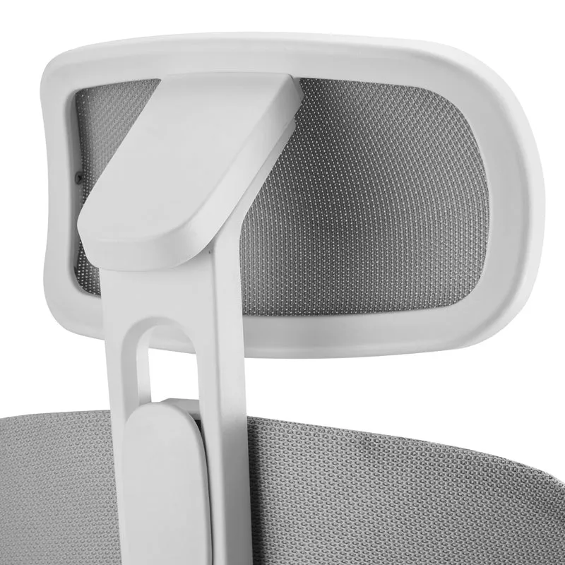 B-Ware hjh OFFICE Bürostuhl Drehstuhl Schreibtischstuhl Netzstoff Armlehnen grau