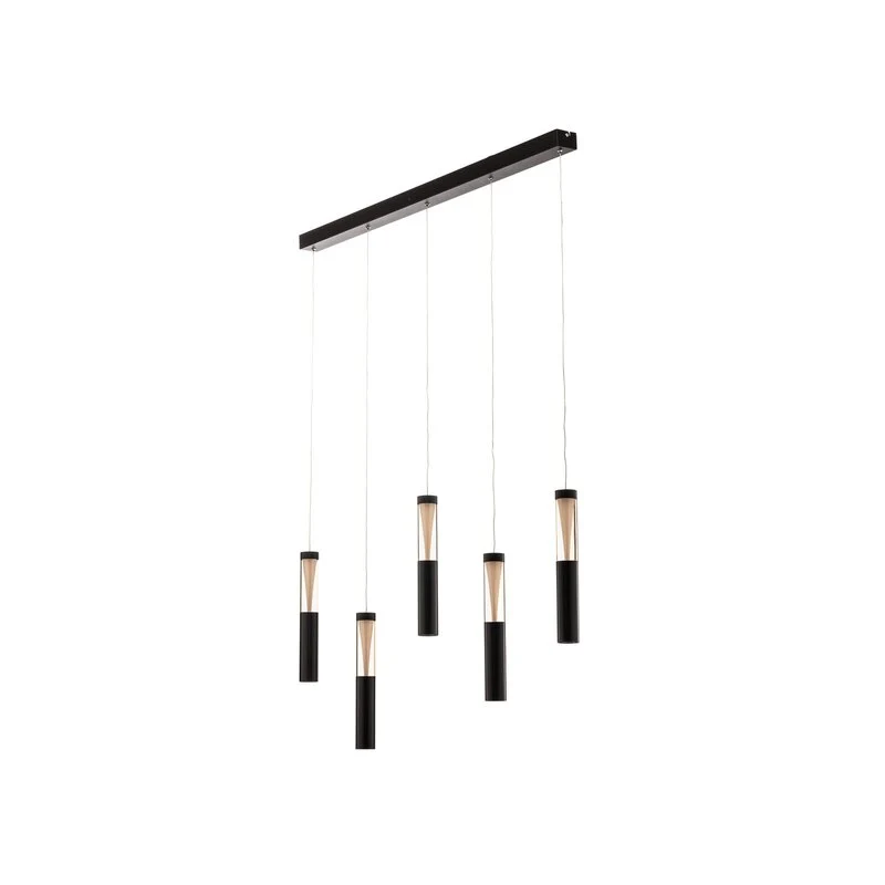 B-Ware Lucande Pendelleuchte Pendellampe LED schwarz Danson Esszimmer Küche Wohnzimm270
