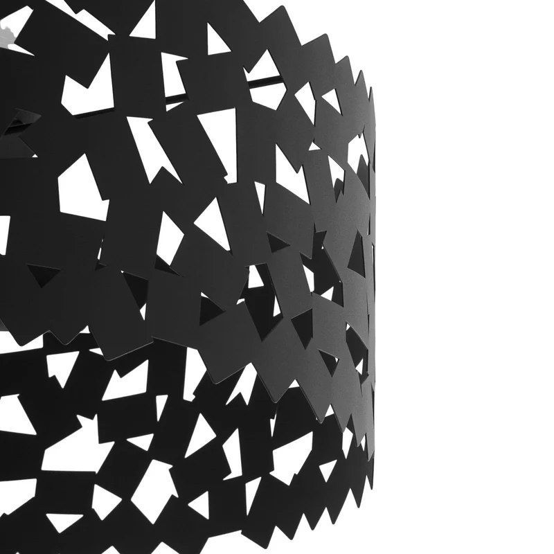B-Ware Lucande Deckenleuchte Deckenlampe Aeloria Eisen schwarz 50 cm E27 LED Leuchte