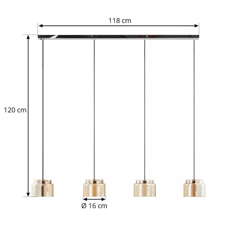B-Ware Lucande Diano Hängeleuchte Pendellampe Deckenlampe Lampe Leuchte SIEHE TEXT/F653