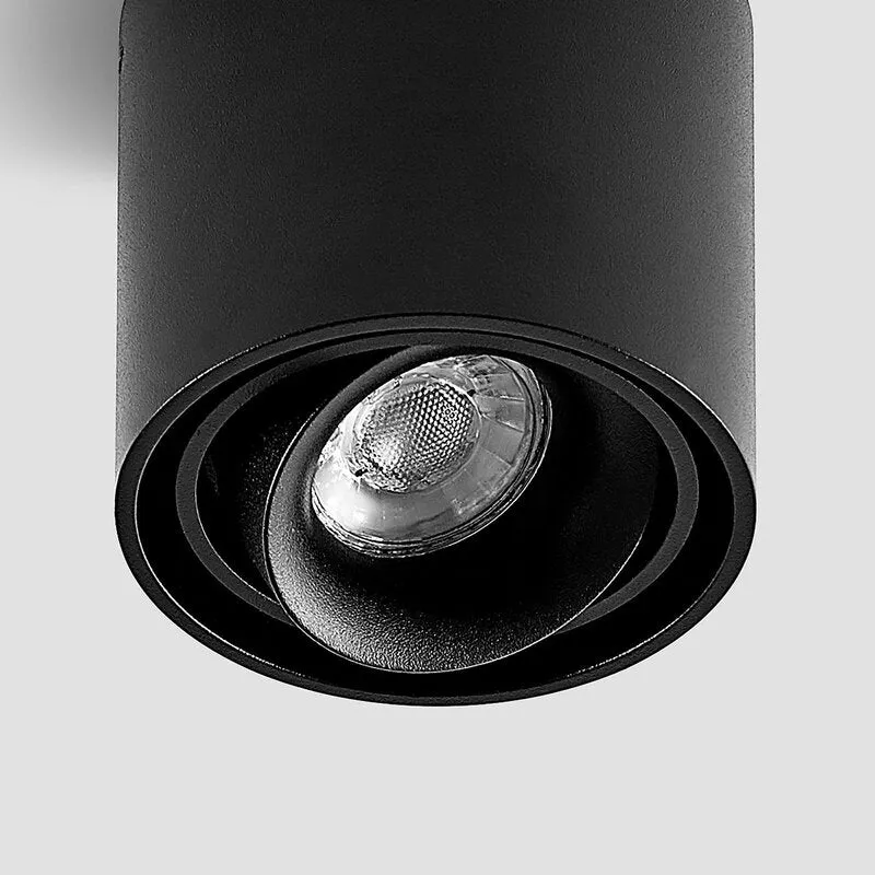 B-Ware Arcchio Walza Downlight GU10 schwarz Leuchte Lampe Deckenleuchte Deckenlampe