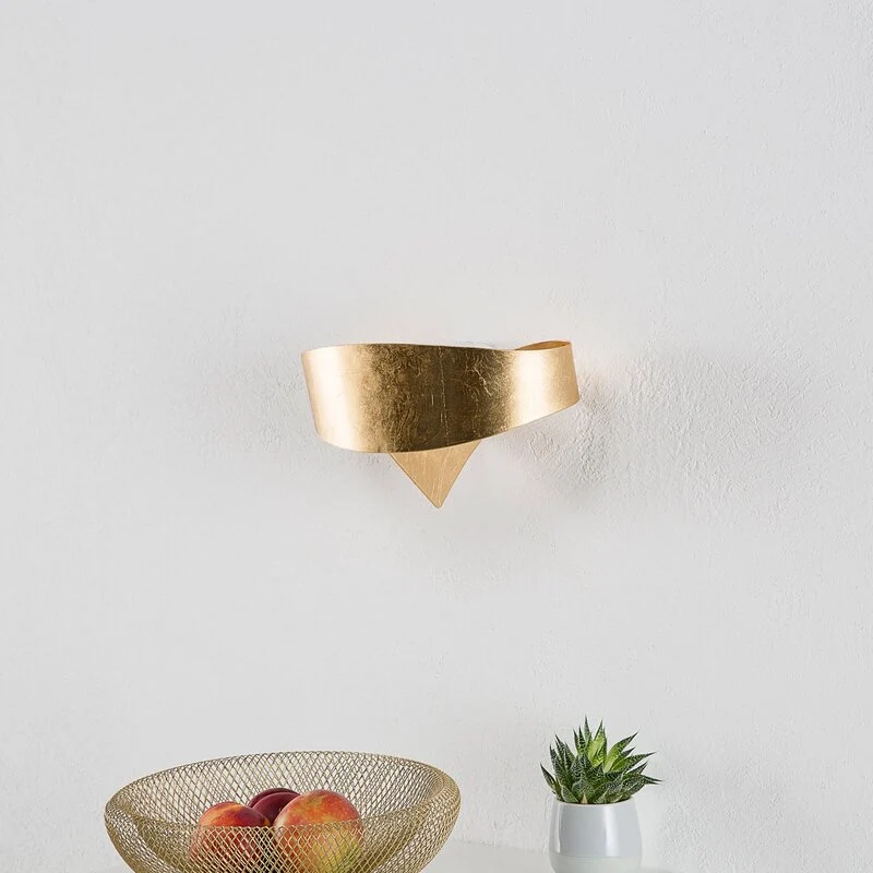 B-Ware Selène Goldene Designer-Wandleuchte Scudo Wandleuchte Wandlampe SIEHE TEXT/FOTO