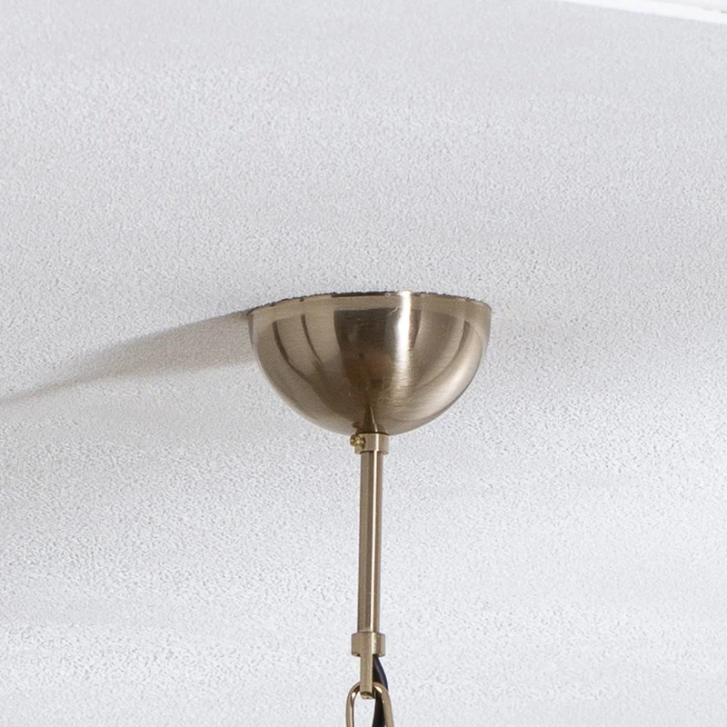 B-Ware Castro Kronleuchter Lampe messing antik 8-flammig Esszimmer Beleuchtung