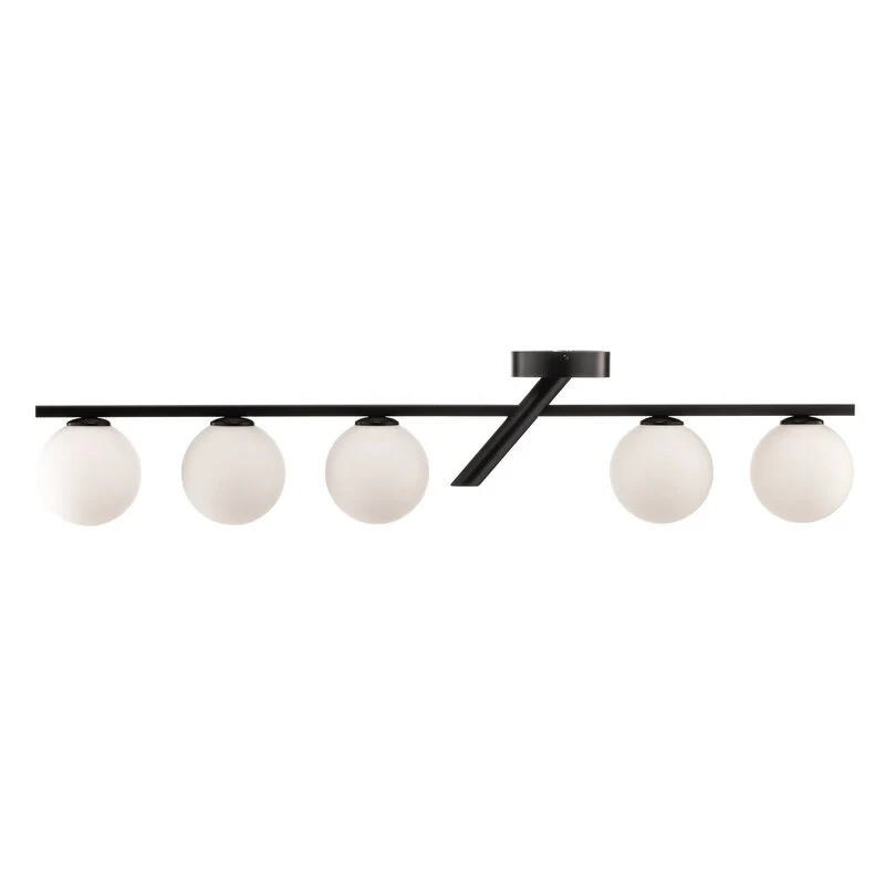 B-Ware Baleo Deckenleuchte Lampe schwarz opal fünfflammig Beleuchtung SIEHE TEXT/FOTO