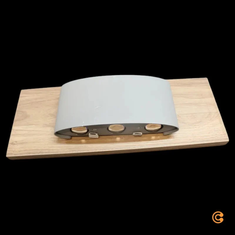 B-Ware Wandleuchte Wandlampe Paul Neuhaus LED Licht Palma Holz dunkel Beleuchtung 94