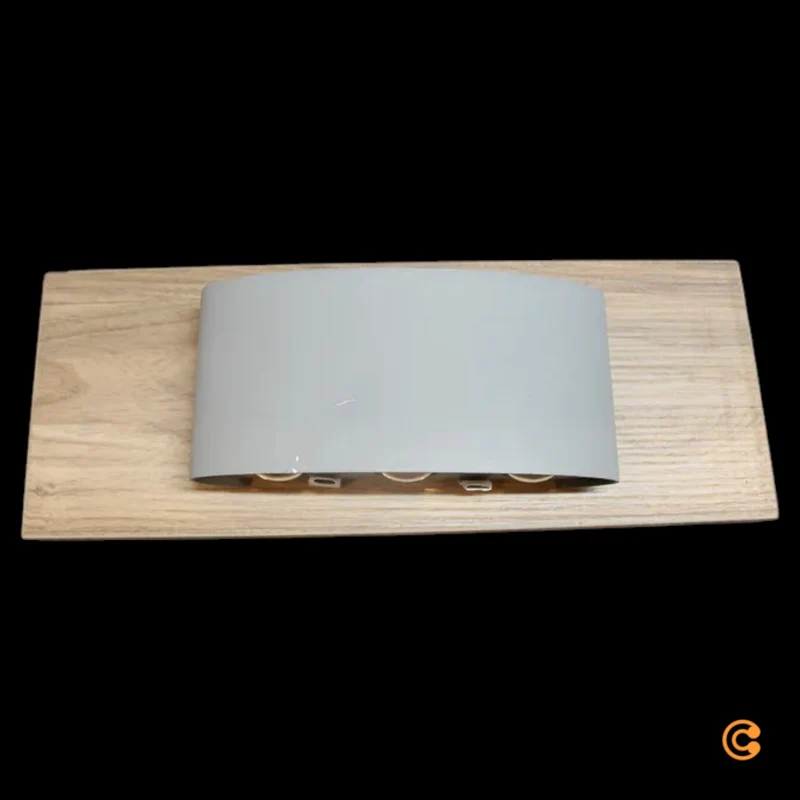 B-Ware Wandleuchte Wandlampe Paul Neuhaus LED Licht Palma Holz dunkel Beleuchtung 94