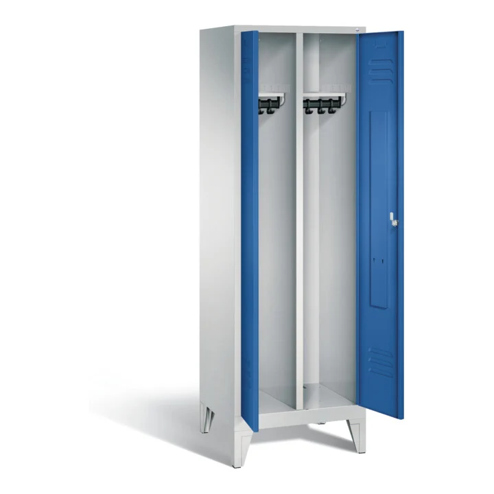 B-Ware C+P Möbelsysteme Garderobenschrank Spind Schrank ClassicSONDERPOSTEN 2 STÜCK