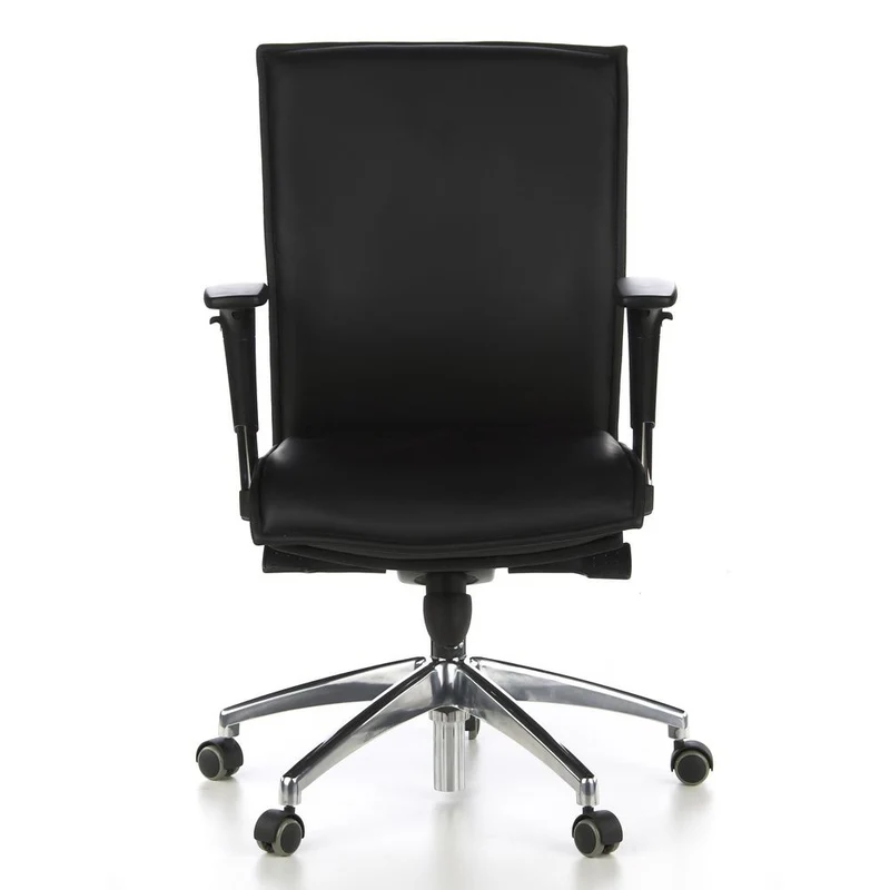 B-Ware hjh OFFICE MURANO 10 Luxus Chefsessel Schwarz Drehstuhl Bürostuhl Arbeitsstuhl