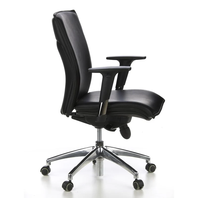 B-Ware hjh OFFICE MURANO 10 Luxus Chefsessel Schwarz Drehstuhl Bürostuhl Arbeitsstuhl