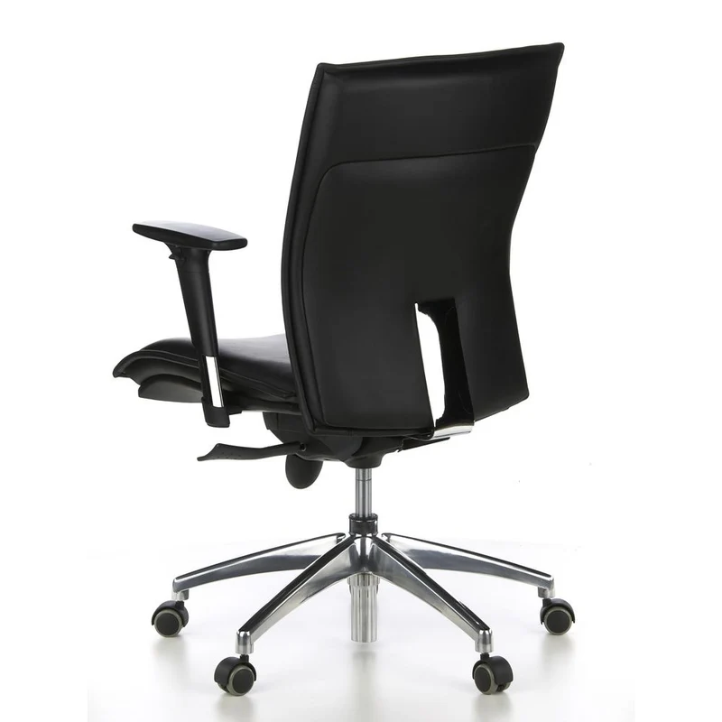 B-Ware hjh OFFICE MURANO 10 Luxus Chefsessel Schwarz Drehstuhl Bürostuhl Arbeitsstuhl