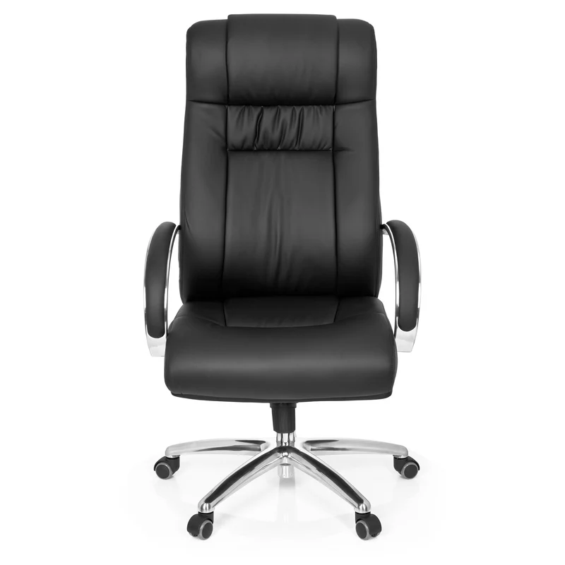 B-Ware hjh OFFICE Chefsessel Stuhl XXL G 600 Kunstleder schwarz Armlehnen Drehstuhl875