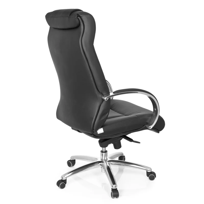 B-Ware hjh OFFICE Chefsessel Stuhl XXL G 600 Kunstleder schwarz Armlehnen Drehstuhl875