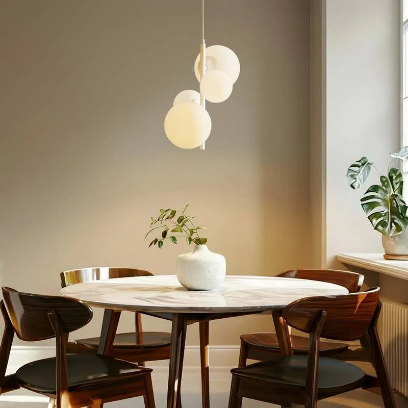 B-Ware Hängeleuchte Dione Pendelleuchte Hängelampe Deckenlampe weiß SIEHE TEXT/FOTO
