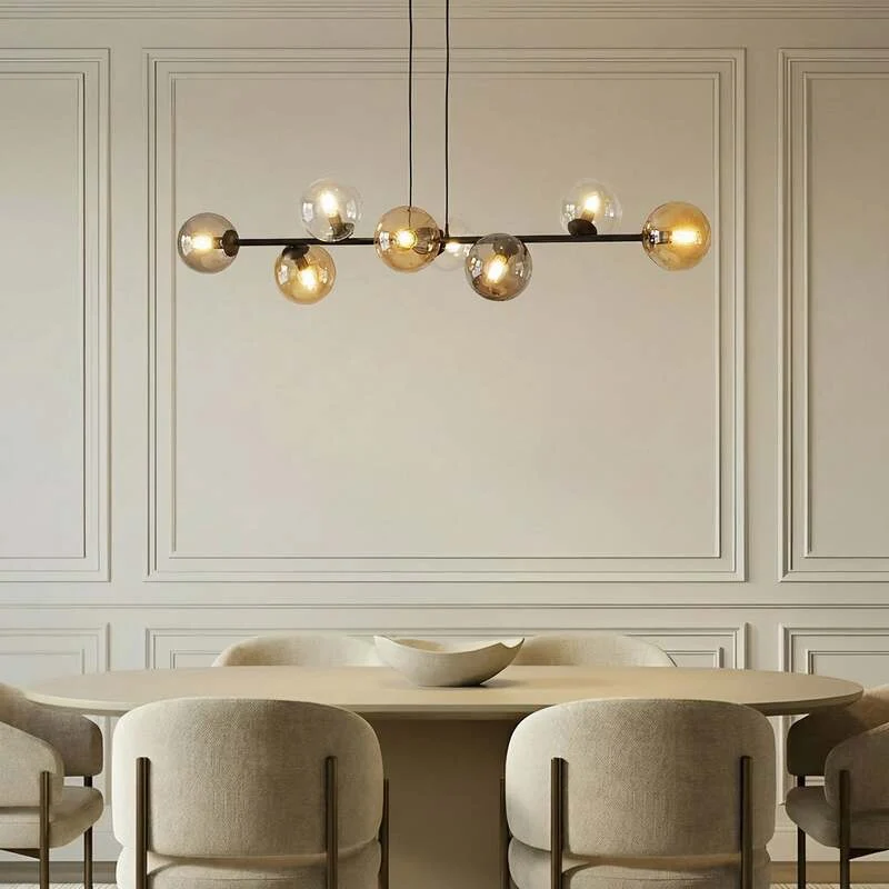 B-Ware Euluna Hängeleuchte Glassy Deckenlampe Pendelleuchte amber SIEHE TEXT/FOTO