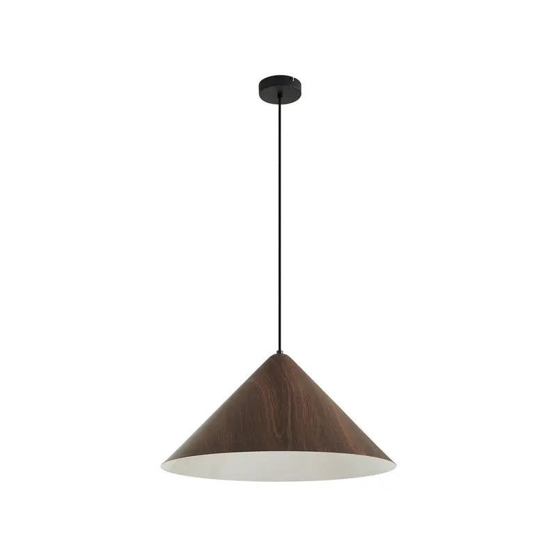 B-Ware Lindby Hängeleuchte Pendelleuchte Clarine Deckenlampe Holz Metall dimmbar Ø50cm