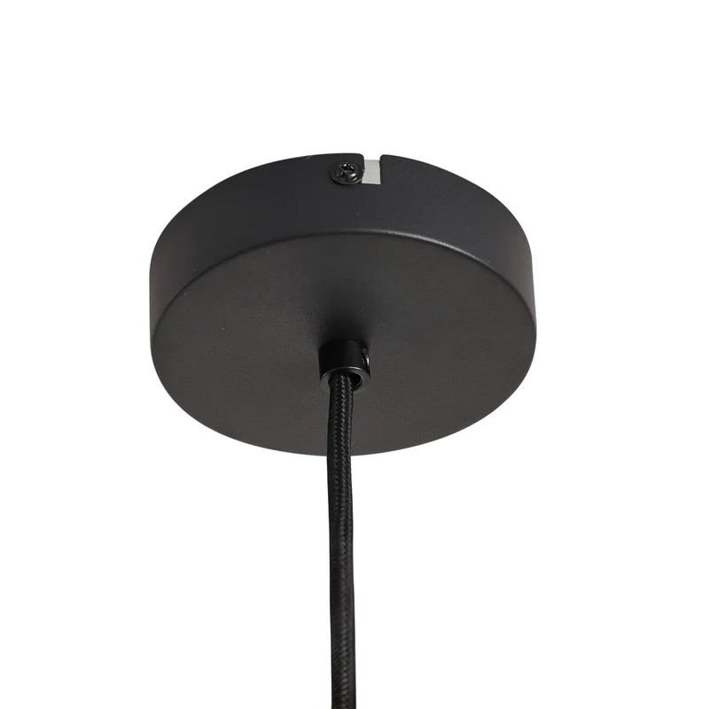 B-Ware Lindby Hängeleuchte Pendelleuchte Clarine Deckenlampe Holz Metall dimmbar Ø50cm