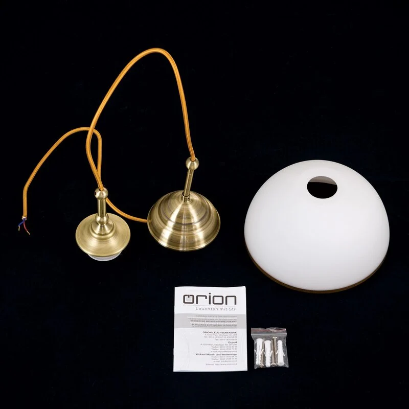 B-Ware Orion Hängeleuchte Old Lamp Hängelampe Deckenlampe Textilkabel SIEHE TEXT/FOTO