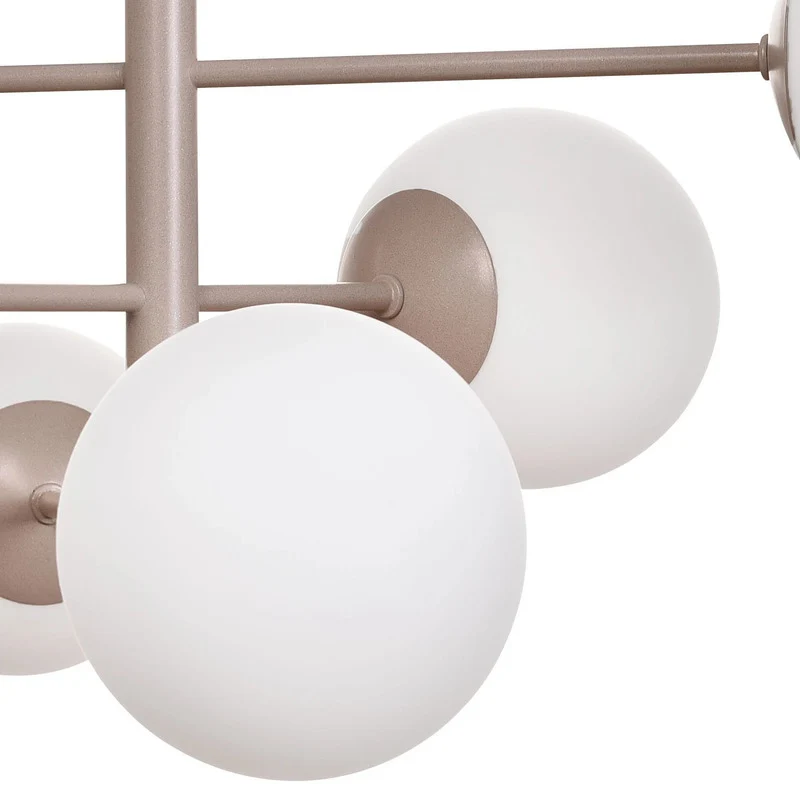 B-Ware Domiluce Hängeleuchte Pendelleuchte Aurora Glasleuchte E14 beige SIEHE TEXT/FOTO