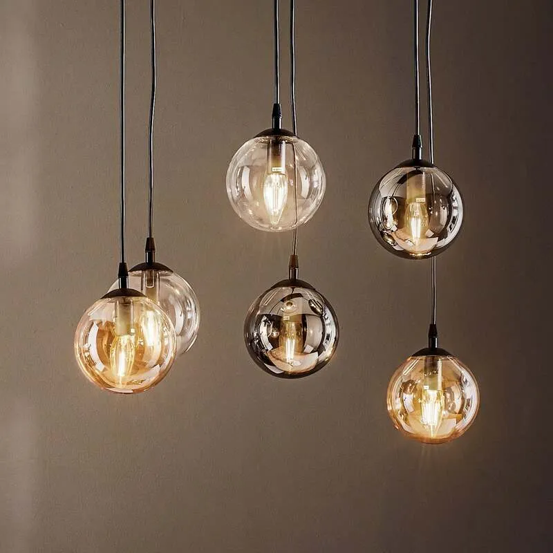 B-Ware Euluna Hängeleuchte Glassy 6-flg Pendelleuchte Deckenlampe SIEHE TEXT/FOTO