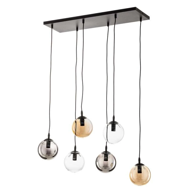 B-Ware Euluna Hängeleuchte Glassy 6-flg Pendelleuchte Deckenlampe SIEHE TEXT/FOTO