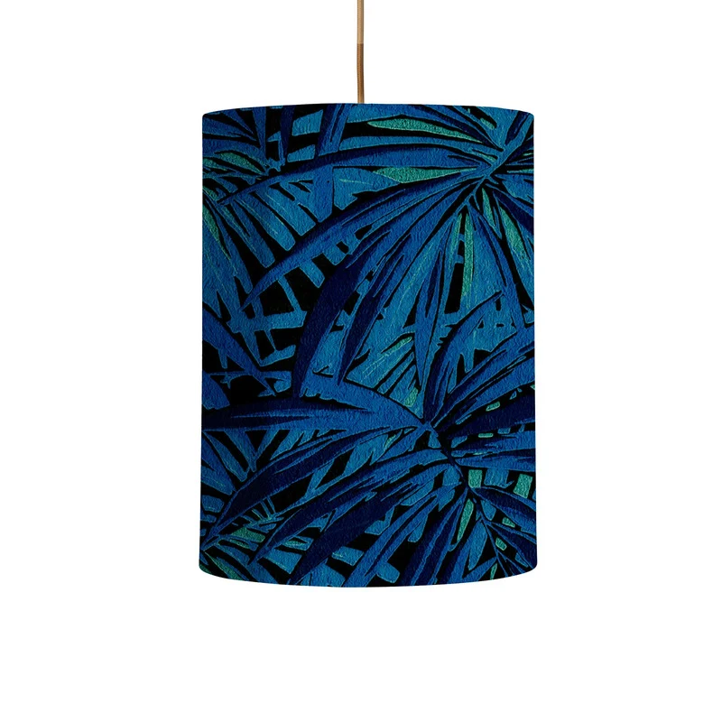 B-Ware EBB FLOW Pendelleuchte Hängelampe Leaves elektrisch silber Samt 40cm