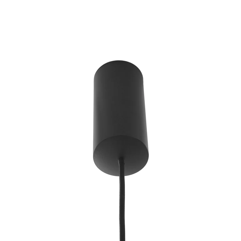 B-Ware Lucande Pendelleuchte Hängeleuchte LED schwarz Aluminium Plarion Lampenschirm