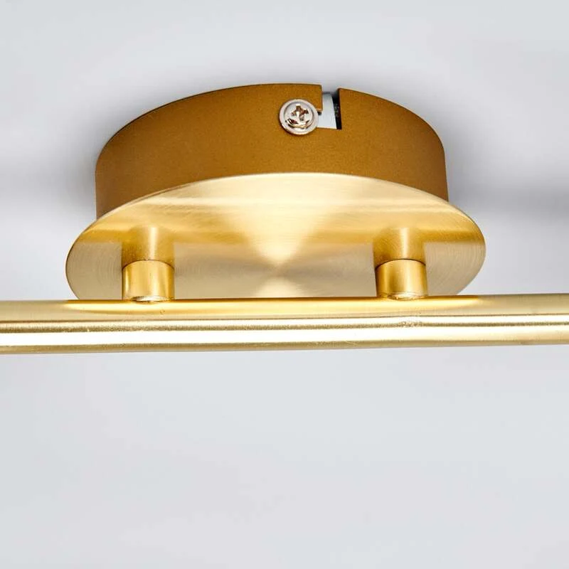 B-Ware Lindby Deckenleuchte Deckenlampe Elaina messing Glas E14 Opalglas 6 flammig90