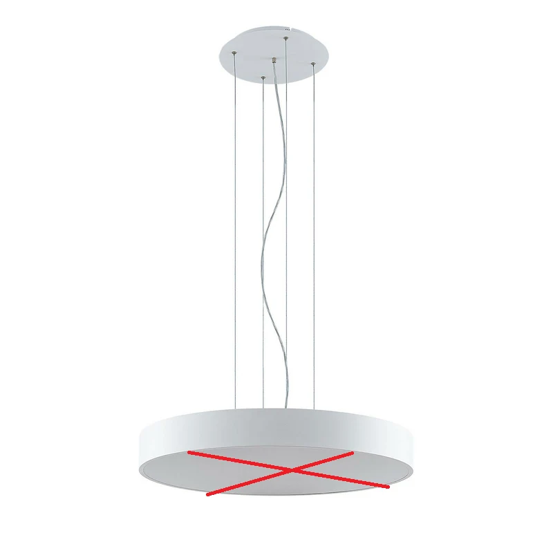 B-Ware Arcchio Pendelleuchte Hängelampe LED Lampe Noabelle weiß Metall Wohnzimmer Es920