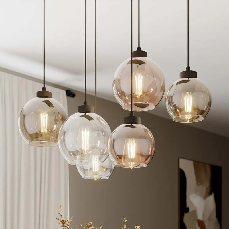 B-Ware TK Lighting CUBUS Hängeleuchte Pendelleuchte Lampe 6-flammig SIEHE TEXT/FOTO52
