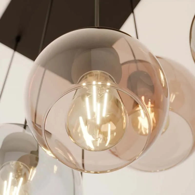 B-Ware TK Lighting CUBUS Hängeleuchte Pendelleuchte Lampe 6-flammig SIEHE TEXT/FOTO52