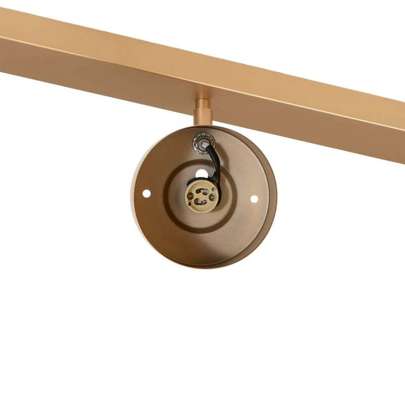 B-Ware Deckenspot Chloe verstellbar dreiflammig gold Deckenlampe Deckenleuchte Spot