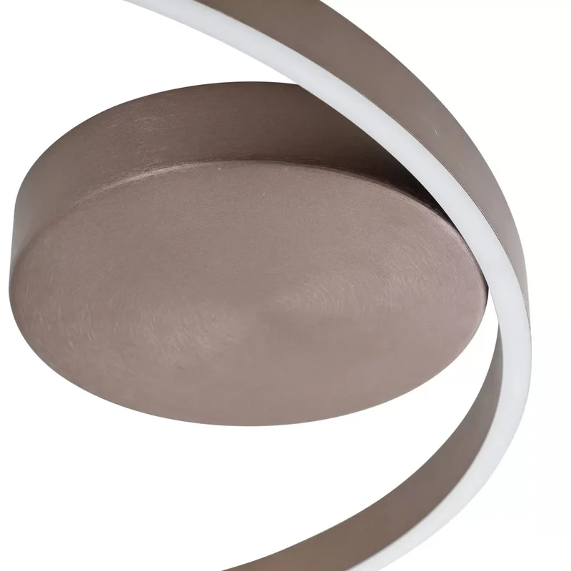 B-Ware Lucande Smart LED-Deckenleuchte Moise kaffee CCT Tuya Deckenlampe Deckenlicht