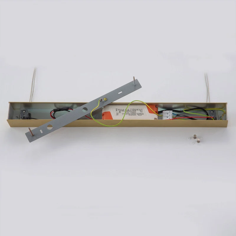 B-Ware Rothfels LED-Pendelleuchte Tolu messing 119 cm Lichtquelle warmweiß dimmbar LED