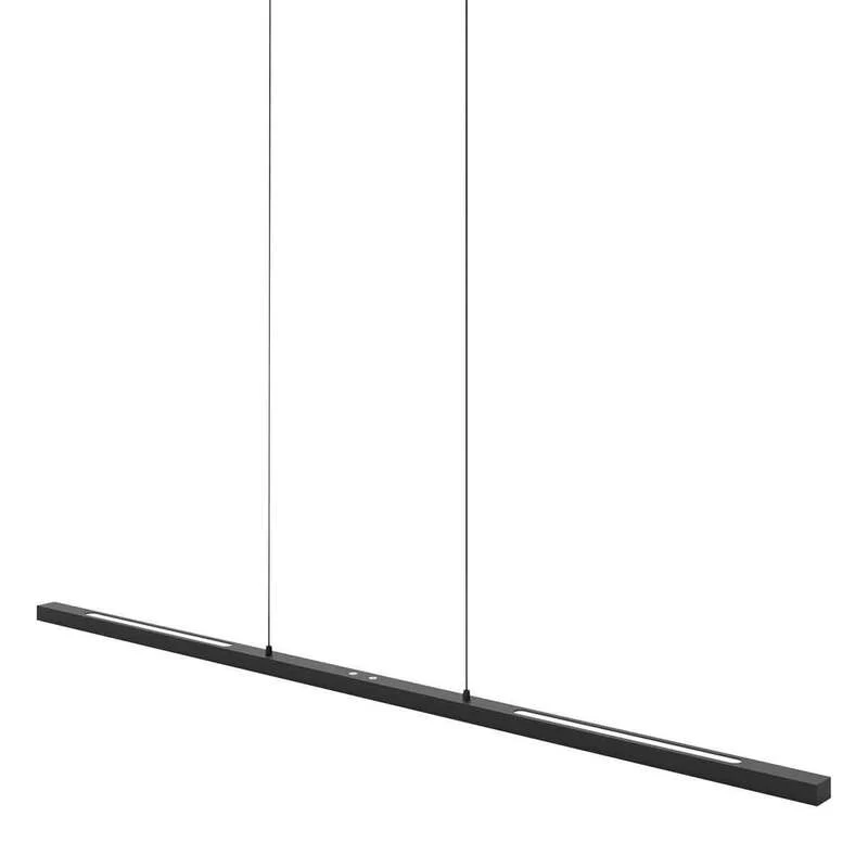 B-Ware Steinhauer LED Pendelleuchte Hängelampe Bande CCT Dimmer schwarz 120 cm451