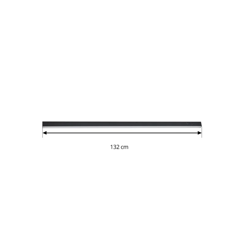 B-Ware Lucande Deckenleuchte Deckenlampe LED schwarz Aluminium Fernbedienung dimmbar