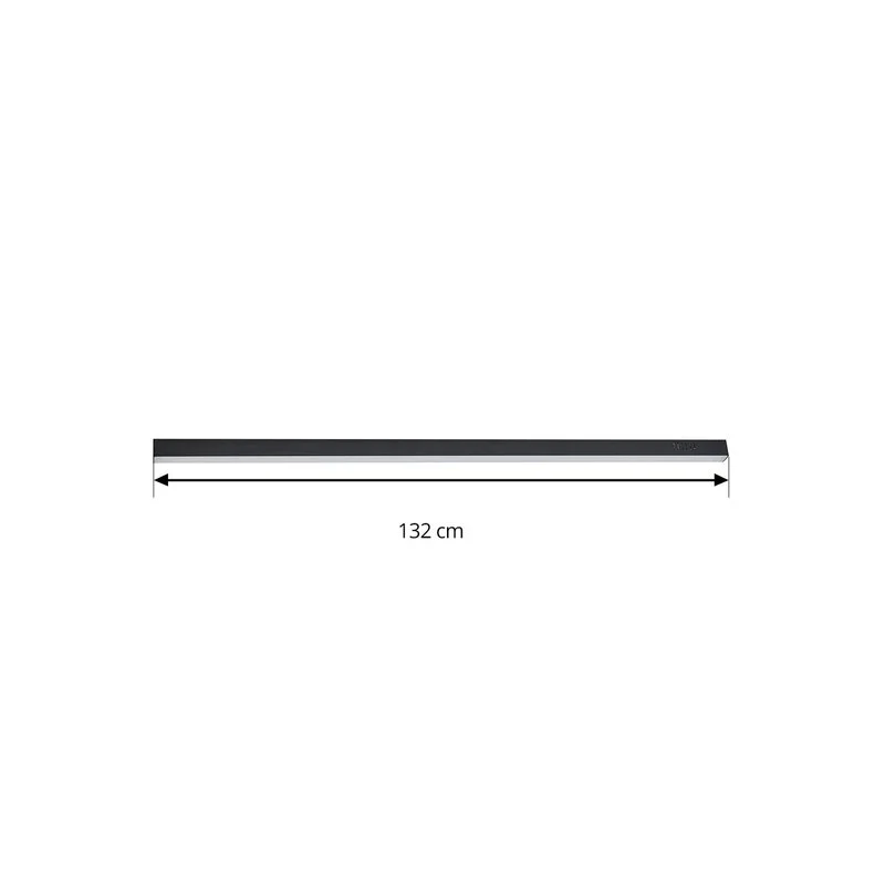 B-Ware Lucande Deckenleuchte Deckenlampe LED schwarz Aluminium Fernbedienung dimmbar