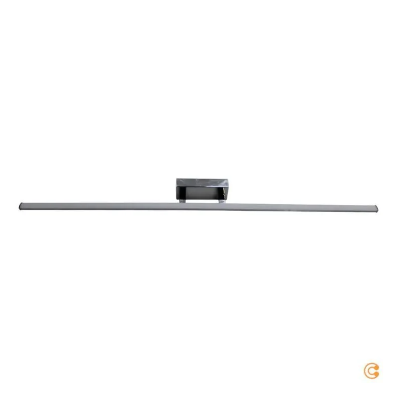 B-Ware Fabas Luce Spiegelleuchte Badleuchte LED Nala verchromt Metall satiniert 110 cm