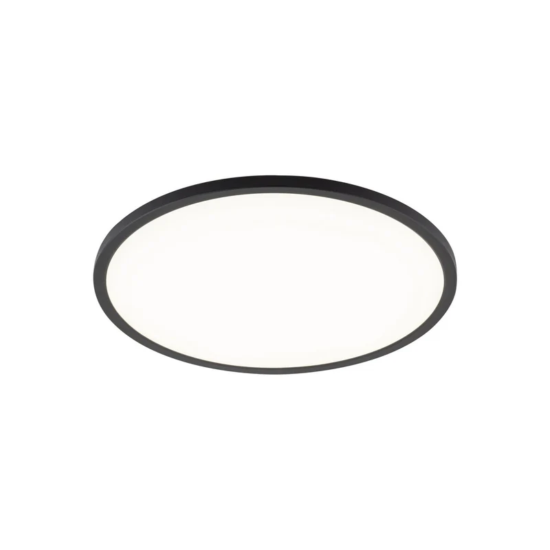 B-Ware Aqua LED Panel Deckenleuchte Lampe schwarz Metall Kunststoff dimmbar CCT 40376