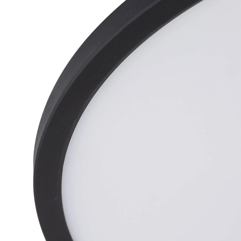 B-Ware Aqua LED Panel Deckenleuchte Lampe schwarz Metall Kunststoff dimmbar CCT 40376