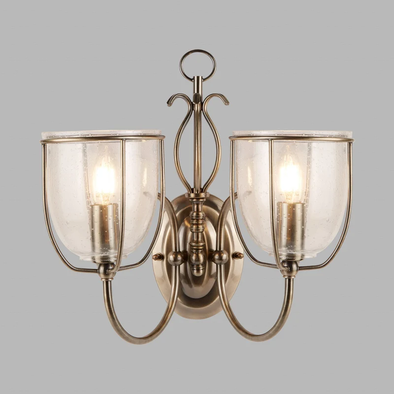 B-Ware Silhouette Wandleuchte Wandlampe 2-flammig Beleuchtung Wohnzimmer Innenbereich