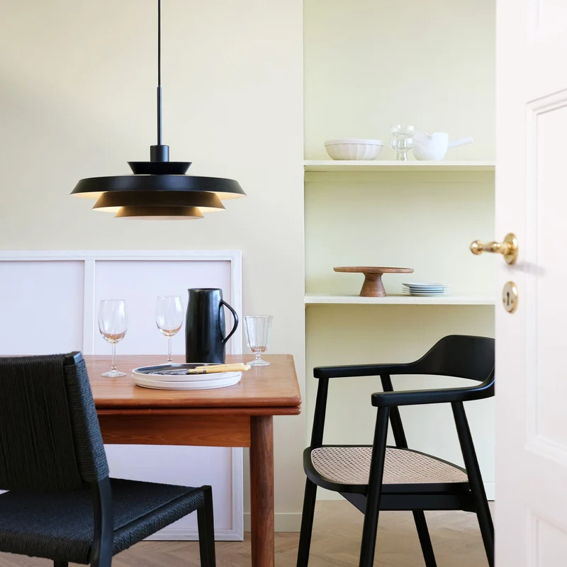 Dyberg Larsen Hängelampe DL44 schwarz Metall 45 cm Lampe Leuchte SIEHE TEXT/FOTO