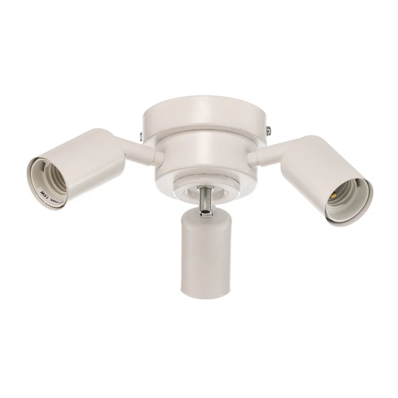 B-Ware Duolla Deckenlampe Boho Deckenlampe Deko-Deckenlicht E27 Ø 60 cm ecru SIEHE TEXT