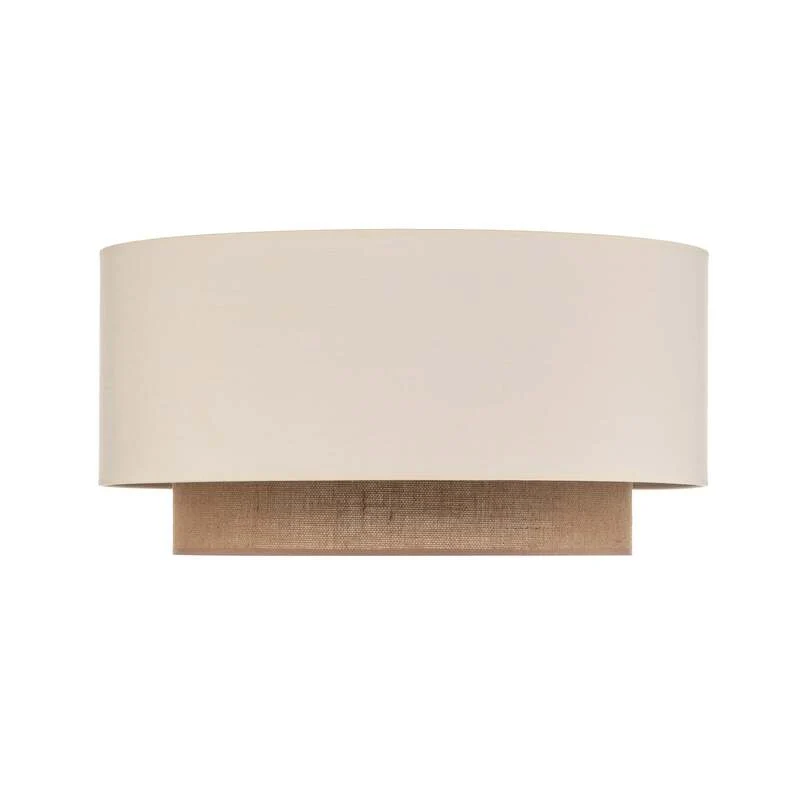 B-Ware Duolla Deckenlampe Boho Deckenlampe Deko-Deckenlicht E27 Ø 60 cm ecru SIEHE TEXT
