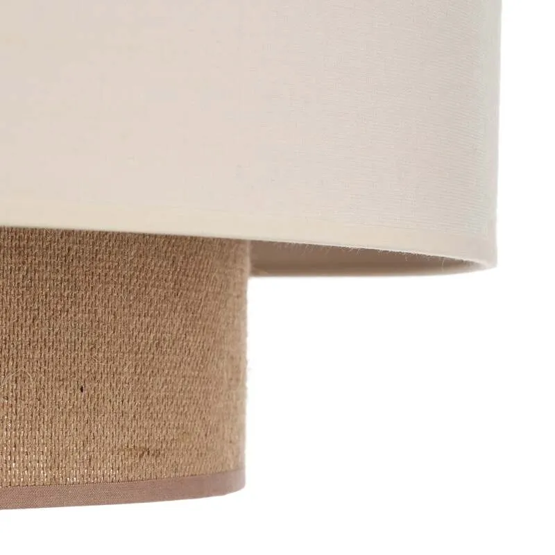 B-Ware Duolla Deckenlampe Boho Deckenlampe Deko-Deckenlicht E27 Ø 60 cm ecru SIEHE TEXT